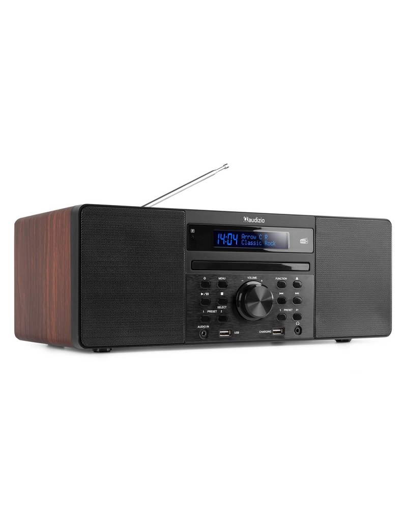 Audizio Prato All-in-One music system walnut