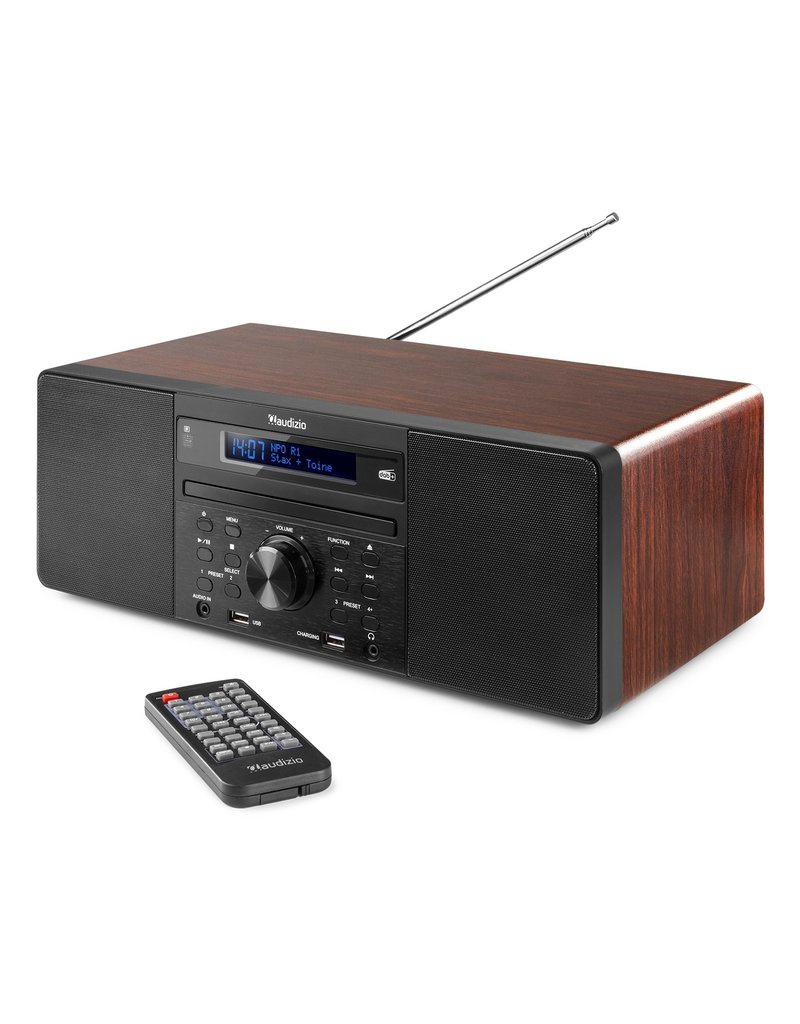 Audizio Prato All-in-One music system walnut