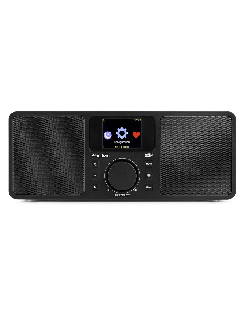 Audizio Rome Wifi internet/ Dab+ Radio zwart