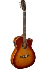 J.N. Guitars BES-ACE DCB Akoestisch/Elektrisch gitaar dark cherry burst