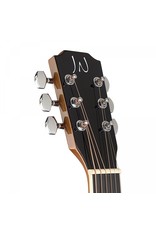 J.N. Guitars BES-A DCB Akoestisch gitaar dark cherryburst