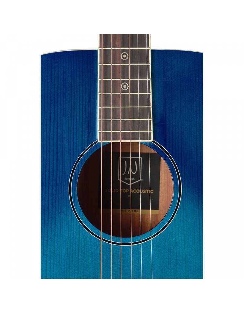 J.N. Guitars BES-A TBB  Acoustic guitar transparant blueburst