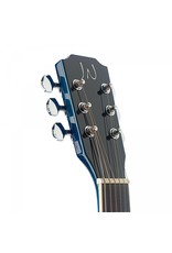 J.N. Guitars BES-A TBB Akoestisch gitaar transparant blueburst