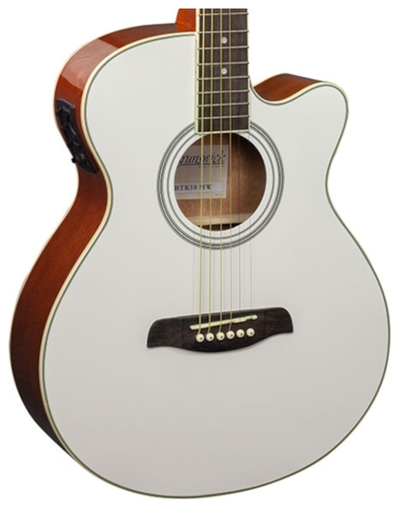 Brunswick BTK50 MW Acoustic/electric guitar white