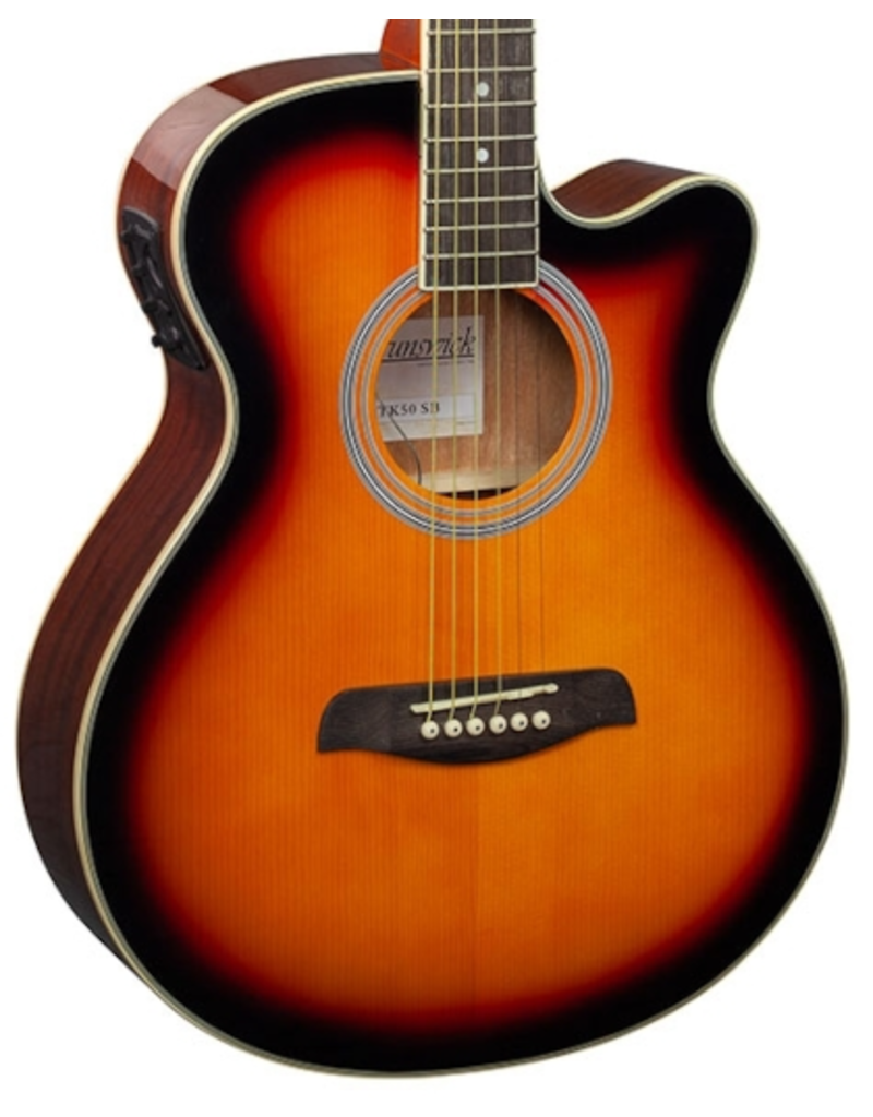 Brunswick BTK50 SB Acoustic/electric guitar sunburst