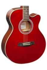 Brunswick BTK50 RD Acoustic/electric guitar red