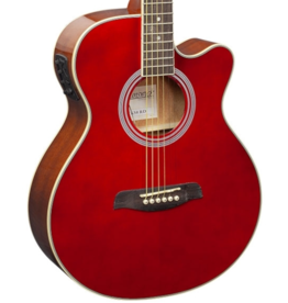 Brunswick BTK50 RD Acoustic/electric guitar red