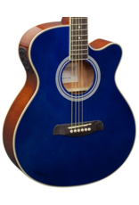 Brunswick BTK50 BL Akoestisch/elektrisch gitaar blauw