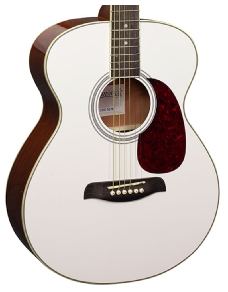 Brunswick BF200 MW Acoustic guitar white