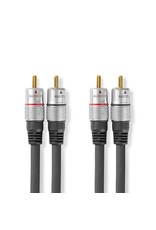 Nedis Stereo audio cable 2x rca male to 2x rca male 1,5m