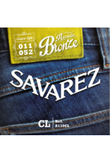 Savarez A130CL Custom light acoustic bronze guitar strings 011-052