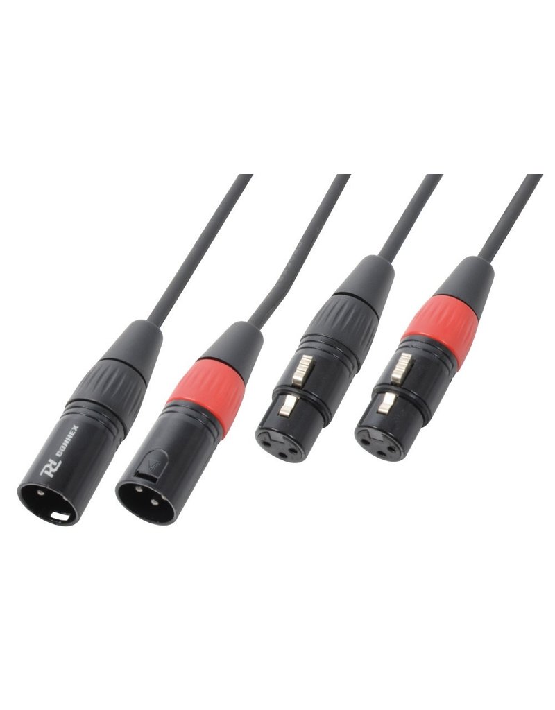 Power Dynamics XLR cable 2x XLR female to 2x XLR male 1,5 meter