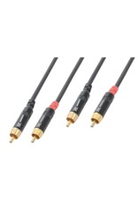 Power Dynamics Audio cable 2x RCA male to 2x RCA male 6 meter