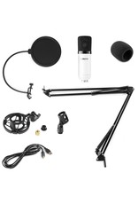 CMS300W USB microphone set white