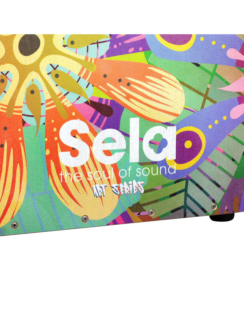 Sela SE-179 Art series Flower Power cajon