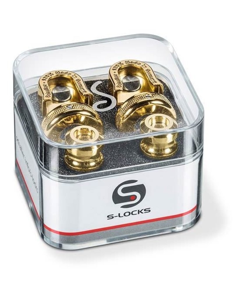 Schaller S-Locks strap locks gold