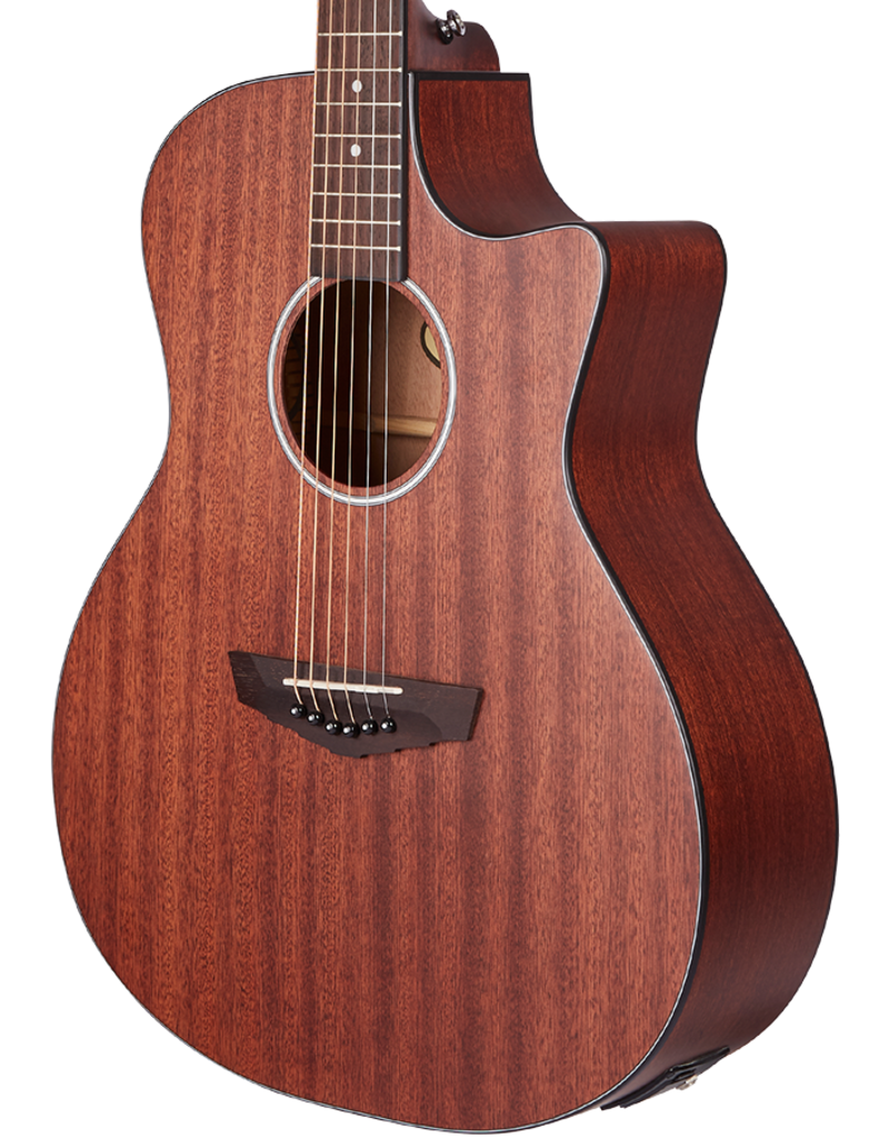 D'angelico Premier Gramercy LS akoestisch/elektrisch gitaar Mahogany