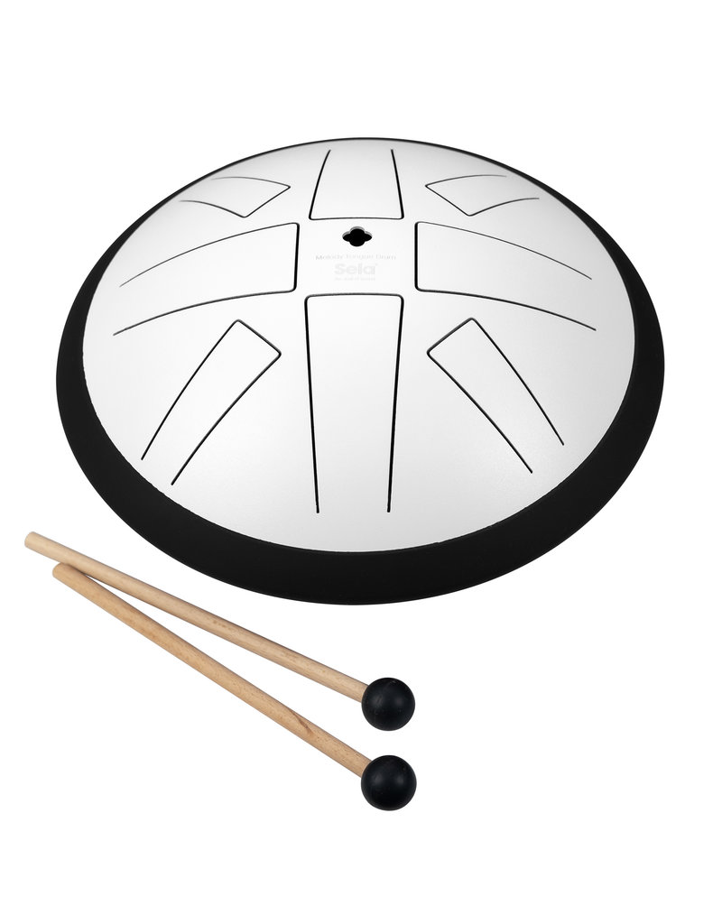 Sela SE372 Melody Tongue Drum 10 inch C-Majeur wit