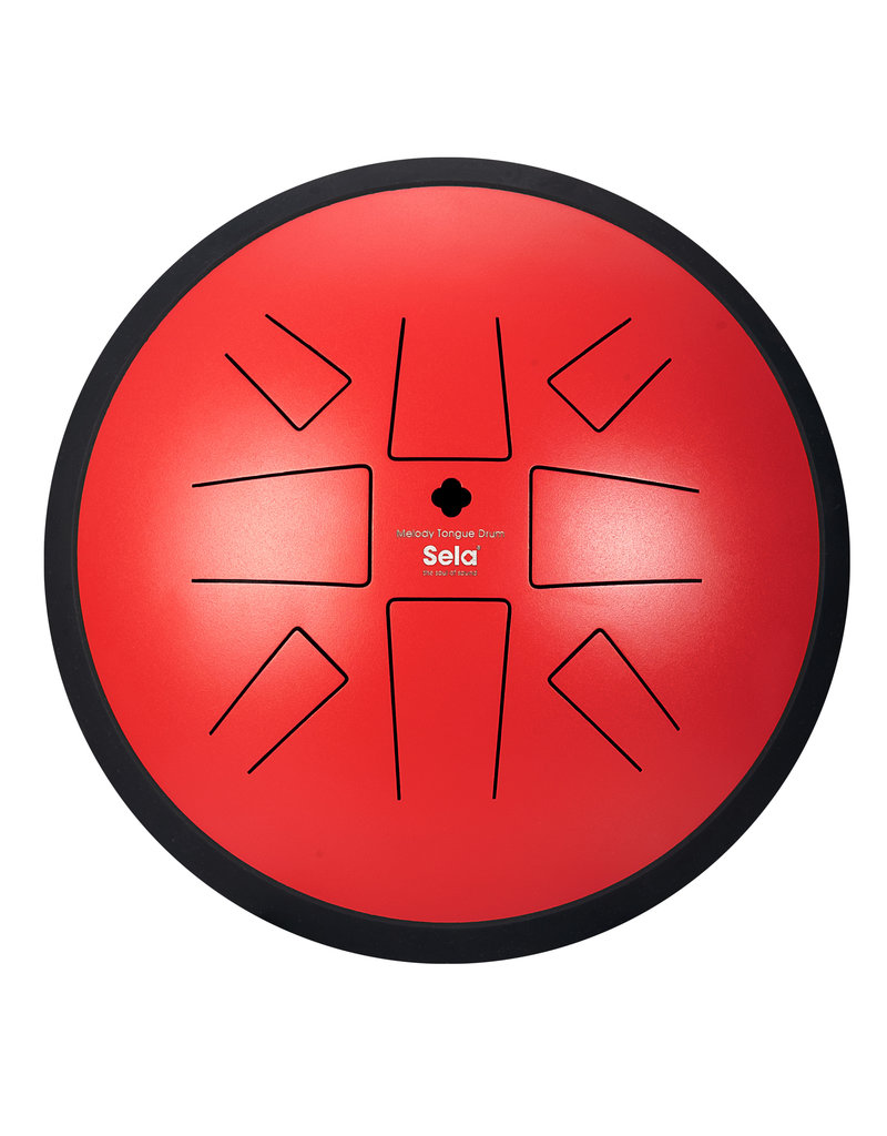 Sela SE374 Melody Tongue Drum 10 inch C Pygmy Red