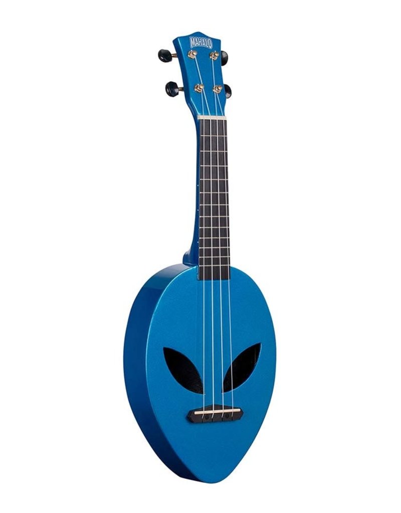 Mahalo Alien ukulele blue