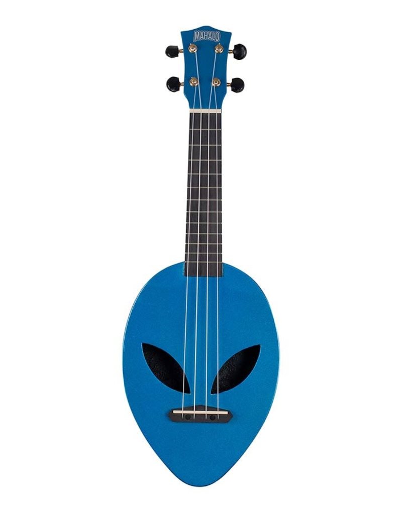 Mahalo Alien ukelele blauw