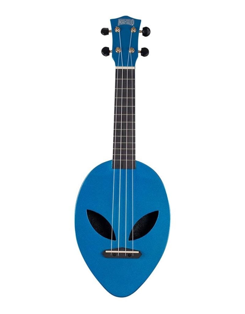 Mahalo Alien ukulele blue