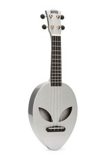 Mahalo Alien ukulele silver