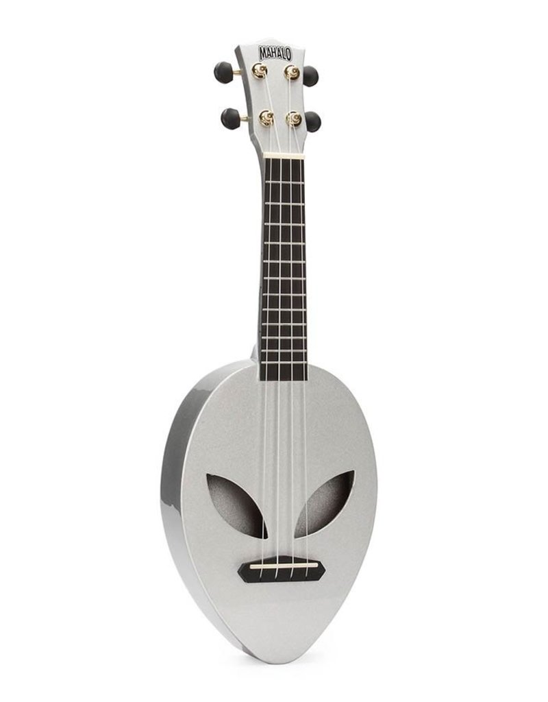 Mahalo Alien ukelele zilver