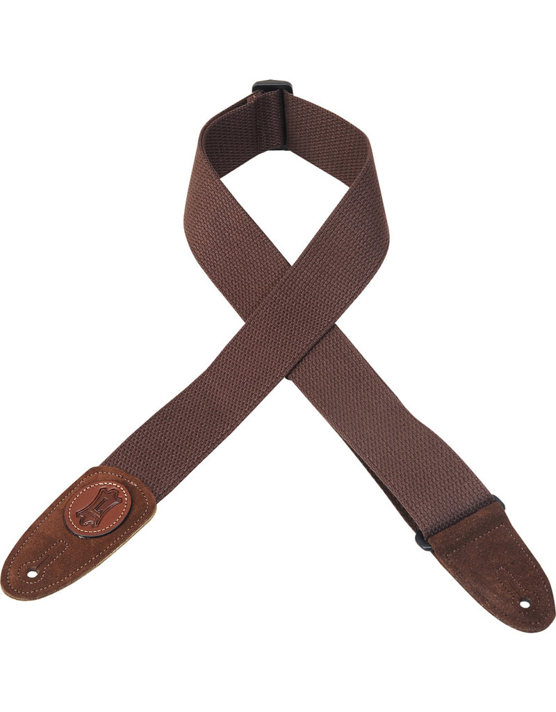 Levy's MSSC8-BRN guitar strap brown