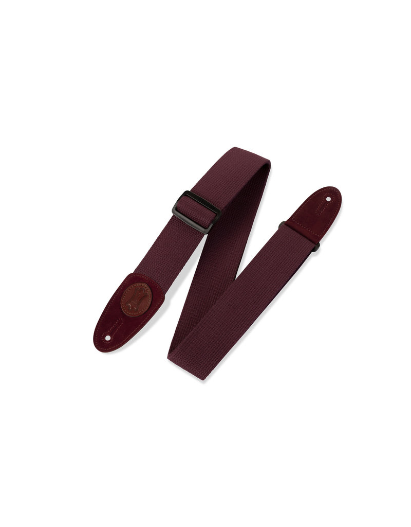 Levy's MSSC8-BRG guitar strap burgundy