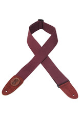 Levy's MSSC8-BRG guitar strap burgundy