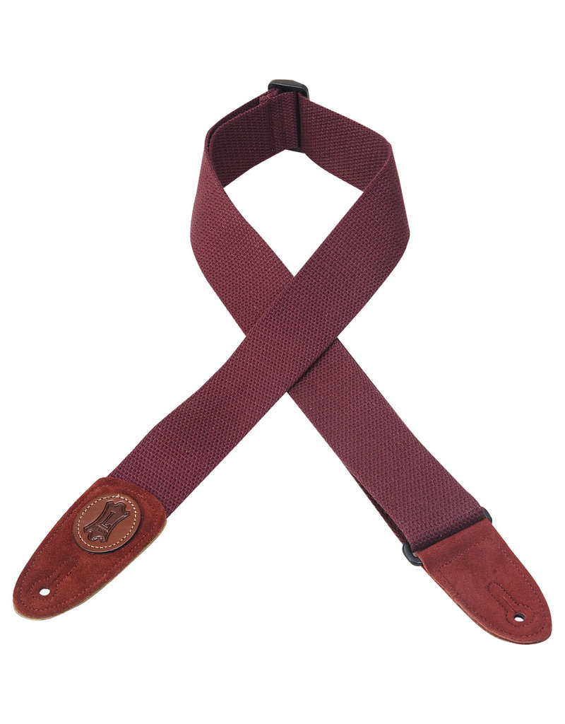 Levy's MSSC8-BRG guitar strap burgundy