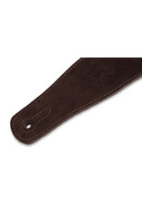 Levy's MS26-BRN suede guitar strap brown