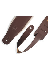 Levy's M26PD-BRN-CRM leather guitar strap brown-cream