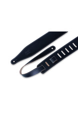 Levy's DM17-BLK leather guitar strap black