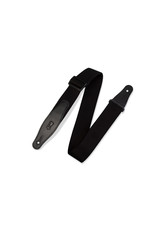 Levy's MSSR80-BLK rayon  guitar strap black