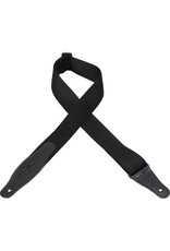 Levy's MSSR80-BLK rayon  guitar strap black