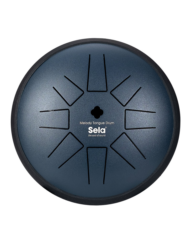 Sela SE361 Melody Tongue Drum 6 inch D-Majeur marine blauw