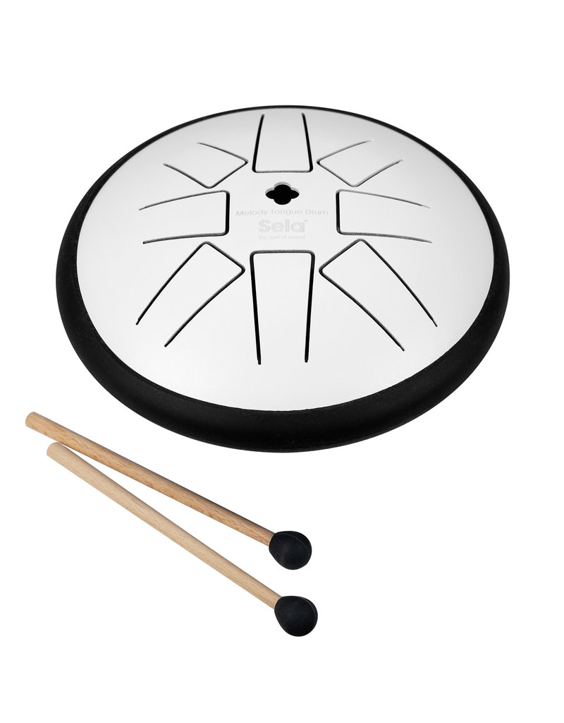 Sela SE363 Melody Tongue Drum 6 inch G-Minor pentatonic white