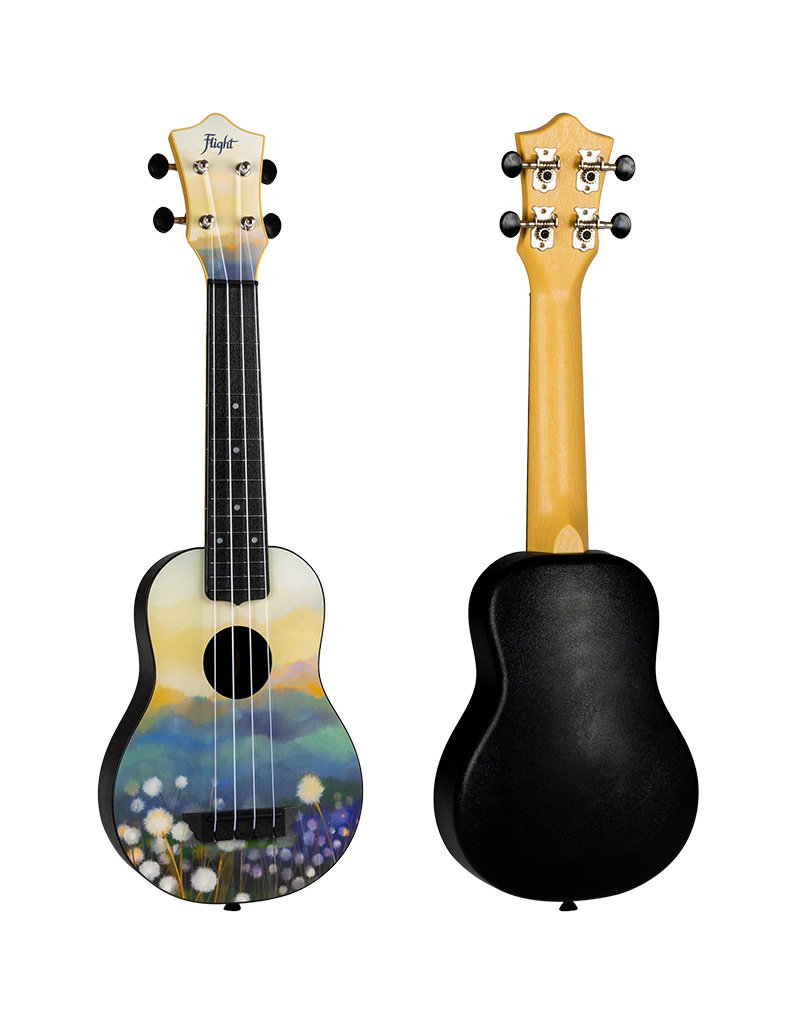 Flight TUS40 Travel Dandelions soprano ukulele