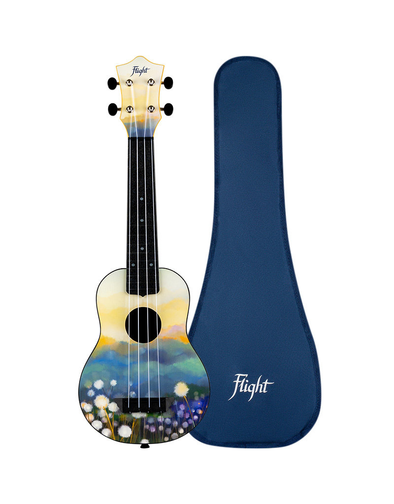 Flight TUS40 Travel Dandelions soprano ukulele