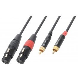 Power Dynamics XLR to RCA cable 1,5 meter