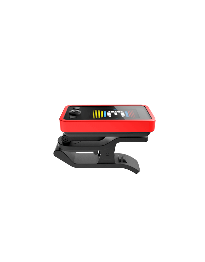 D'addario Eclipse tuner Chromatic Headstock Tuner Red