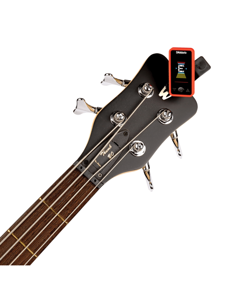 D'addario Eclipse tuner Chromatic Headstock Tuner Red