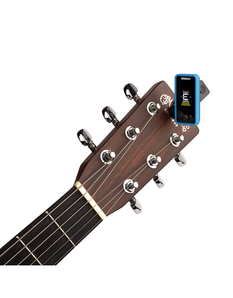 D'addario Eclipse tuner Chromatische Headstock Tuner Blauw