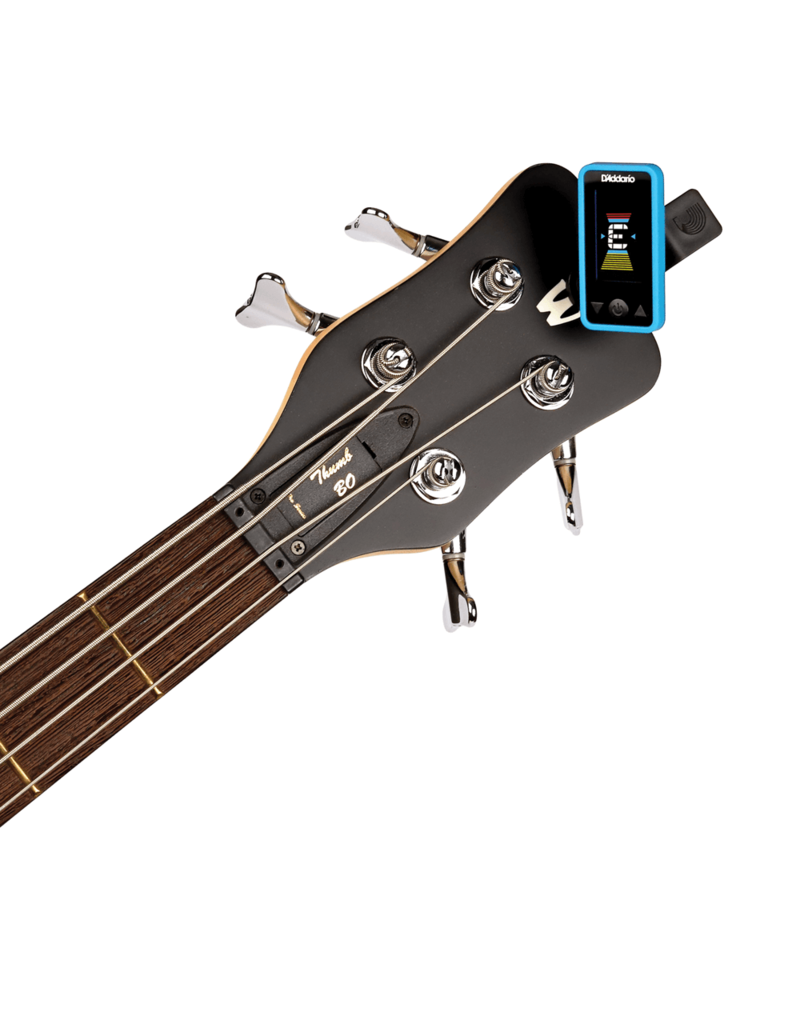 D'addario Eclipse tuner Chromatic Headstock Tuner Blue
