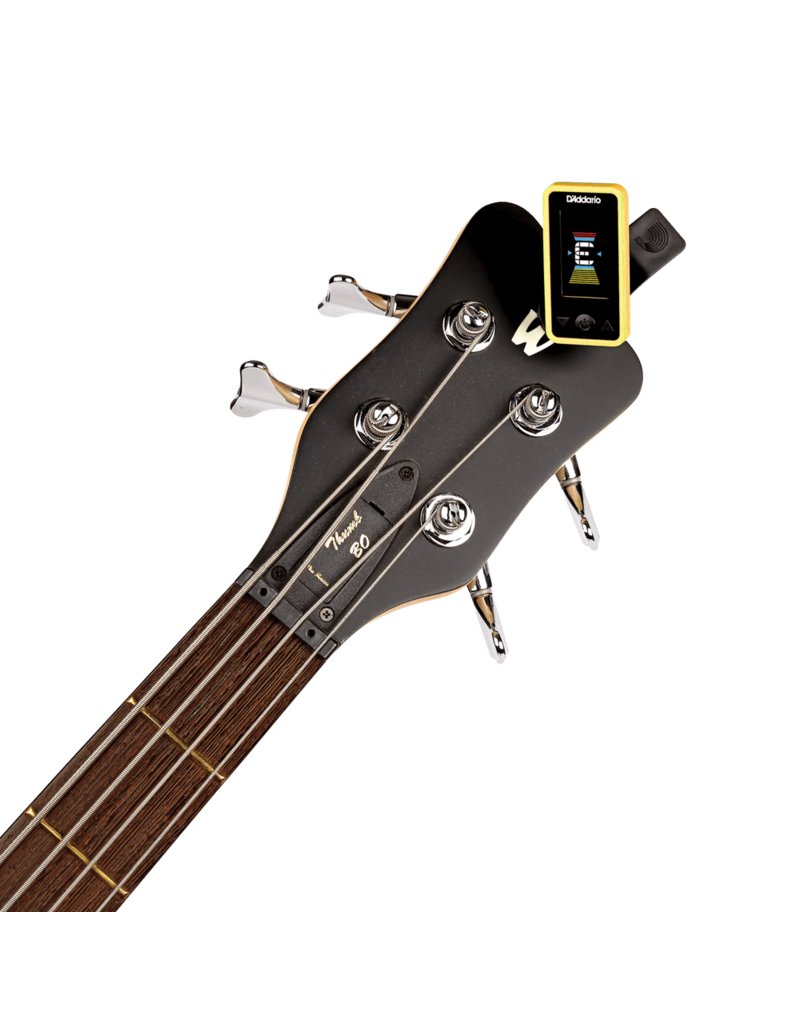 D'addario Eclipse tuner Chromatic Headstock Tuner Yellow