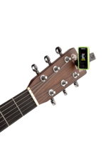 D'addario Eclipse tuner Chromatic Headstock Tuner Green