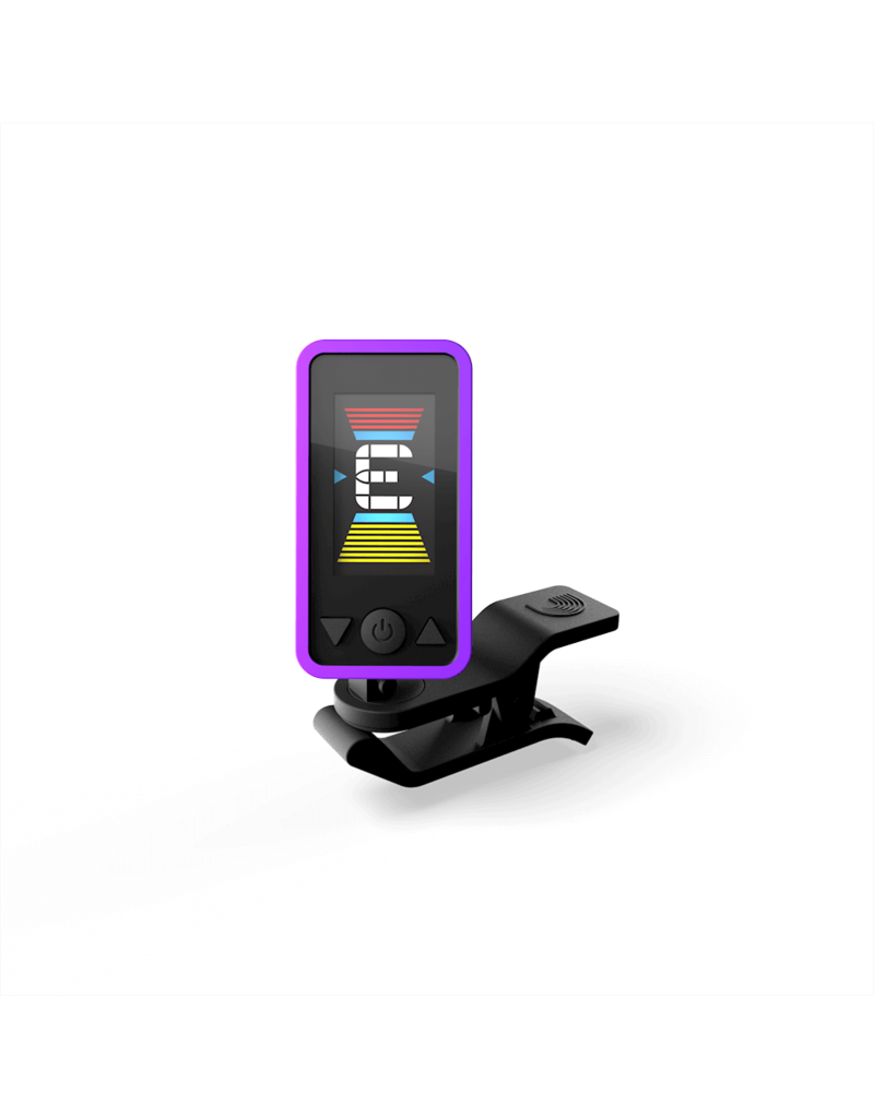 D'addario Eclipse tuner Chromatic Headstock Tuner Purple
