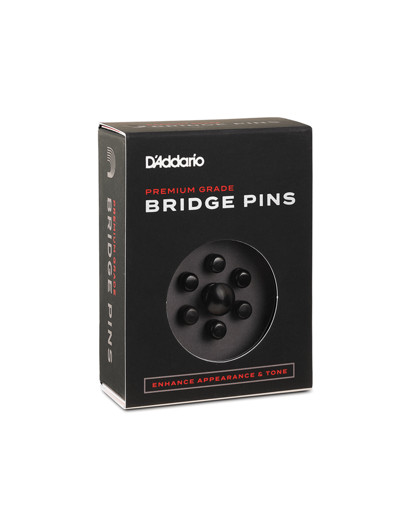 D'addario Premium wood bridge pins ebony